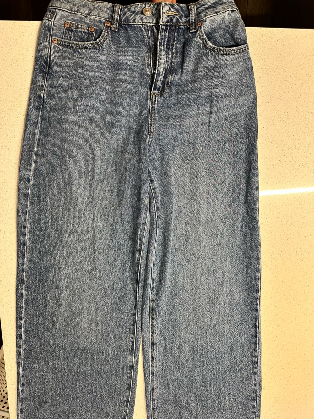 Fashion Nova Solange Baggy Wide Leg Jeans US 3